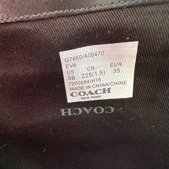 Black ladies boots from Coach - Picture 4 of 5